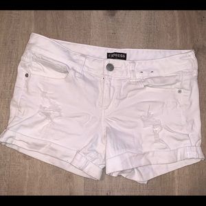 White Express Shorts